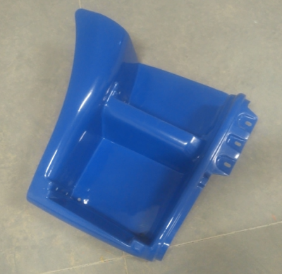 Щиток подножки 6520-8405110 правый (медео Синий)